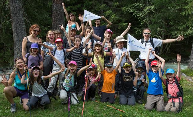 Toute l'équipe des enfants du stage du 9 au 16 Août 2014 d'"A Chacun Son Everest"